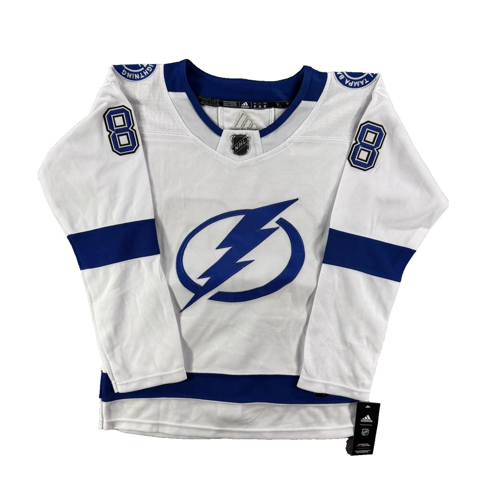 Tampa Bay Lightning Jersey Youth Medium White NHL Hockey Vasilevskiy 88 Adidas